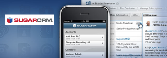 Sugarcrm.com – Commercial open source CRM