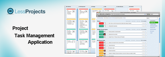 Lessprojects.com – Project task management