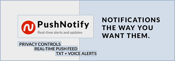 PushNotify.com – Real time alerts