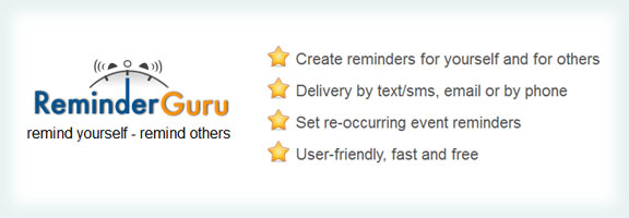 Reminderguru.com – Simple Reminder Web Application