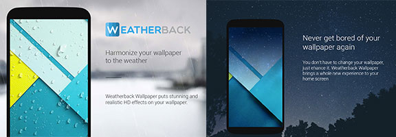 The Intuitive Weatherback Weather Wallpaper Android App Review