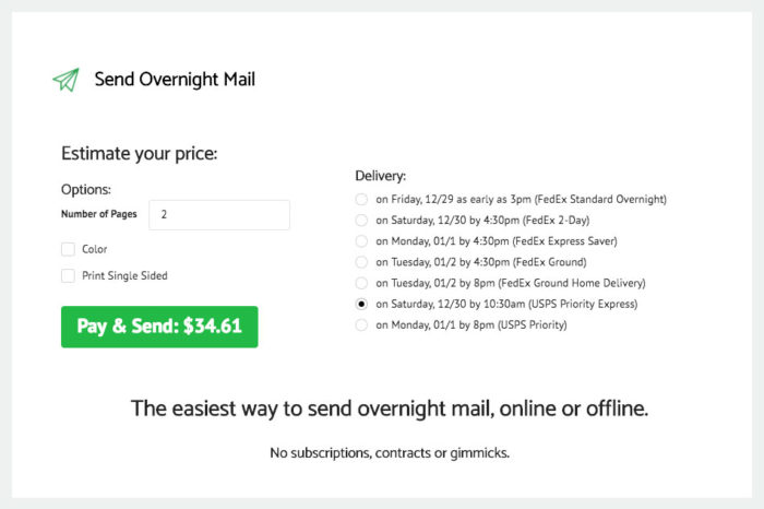 What sendovernightmail.com can bring to your business?