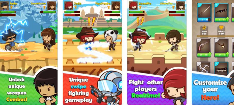 SWIPE FIGHTER HEROES - Play Online for Free!