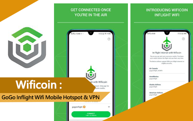Wificoin: GoGo Inflight Wifi Mobile Hotspot & VPN