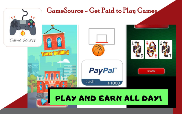 GameSource – Get Paid to Play Games