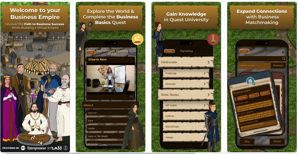 Master the Principles to Success With the Business Empire App!