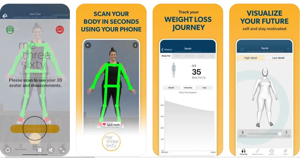 MeThreeSixty: See Your Body’s Progress Like Never Before