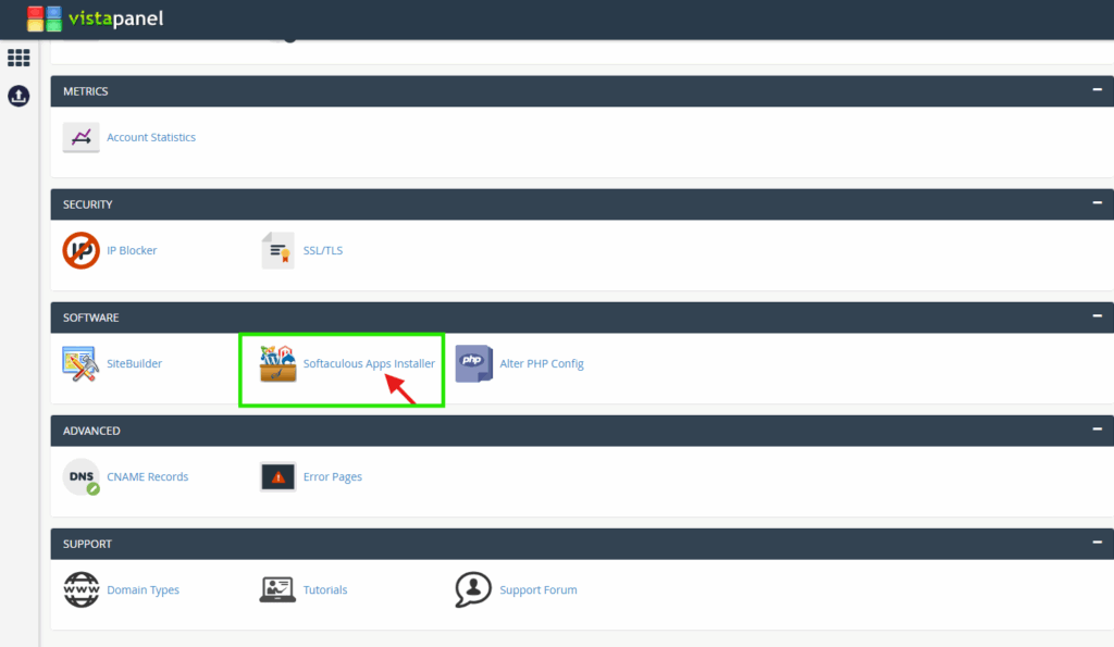 Softaculous ap finding