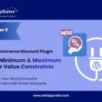 Add Minimum Maximum Order Value Constraints.