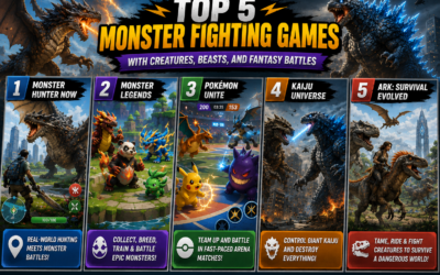 Top 5 Monster Fighting Games with Creatures, Beasts, and Fantasy Battles