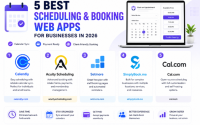Best Scheduling and Booking Web Apps for Businesses in 2026