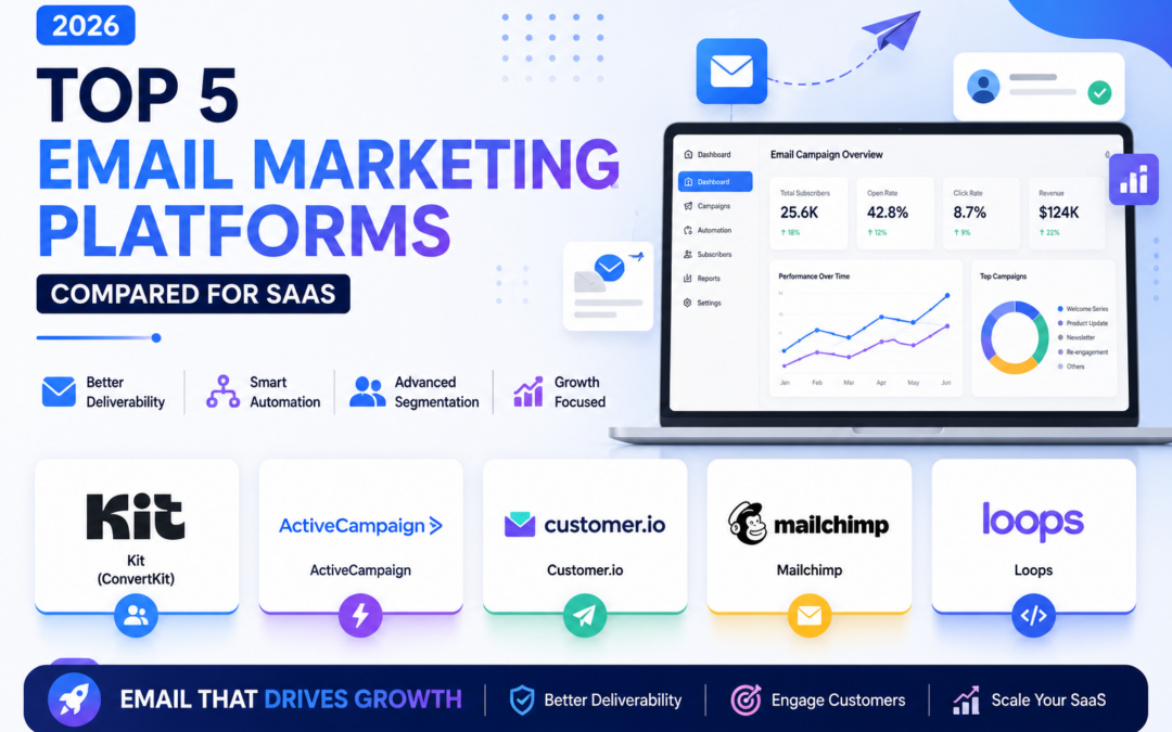 Top 5 Email Marketing Platforms Compared for SaaS in 2026