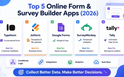 Top 5 Online Form and Survey Builder Web Apps in 2026
