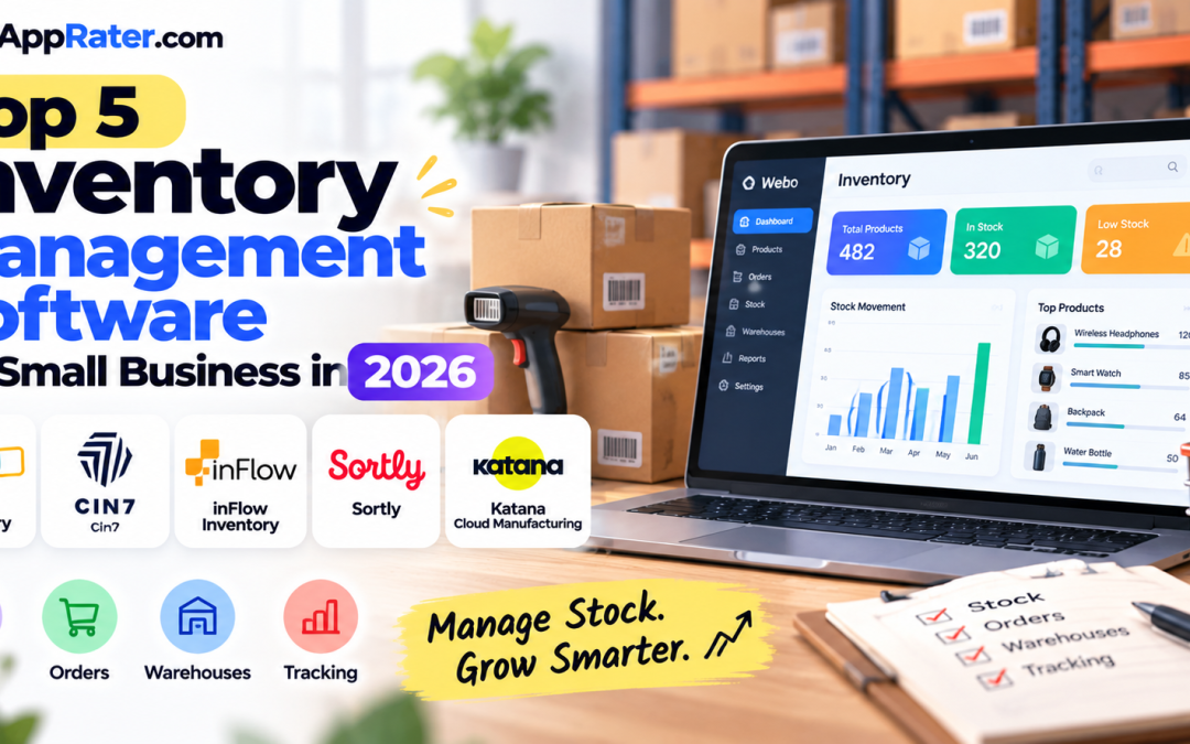 Top 5 Inventory Management Software for Small Business in 2026